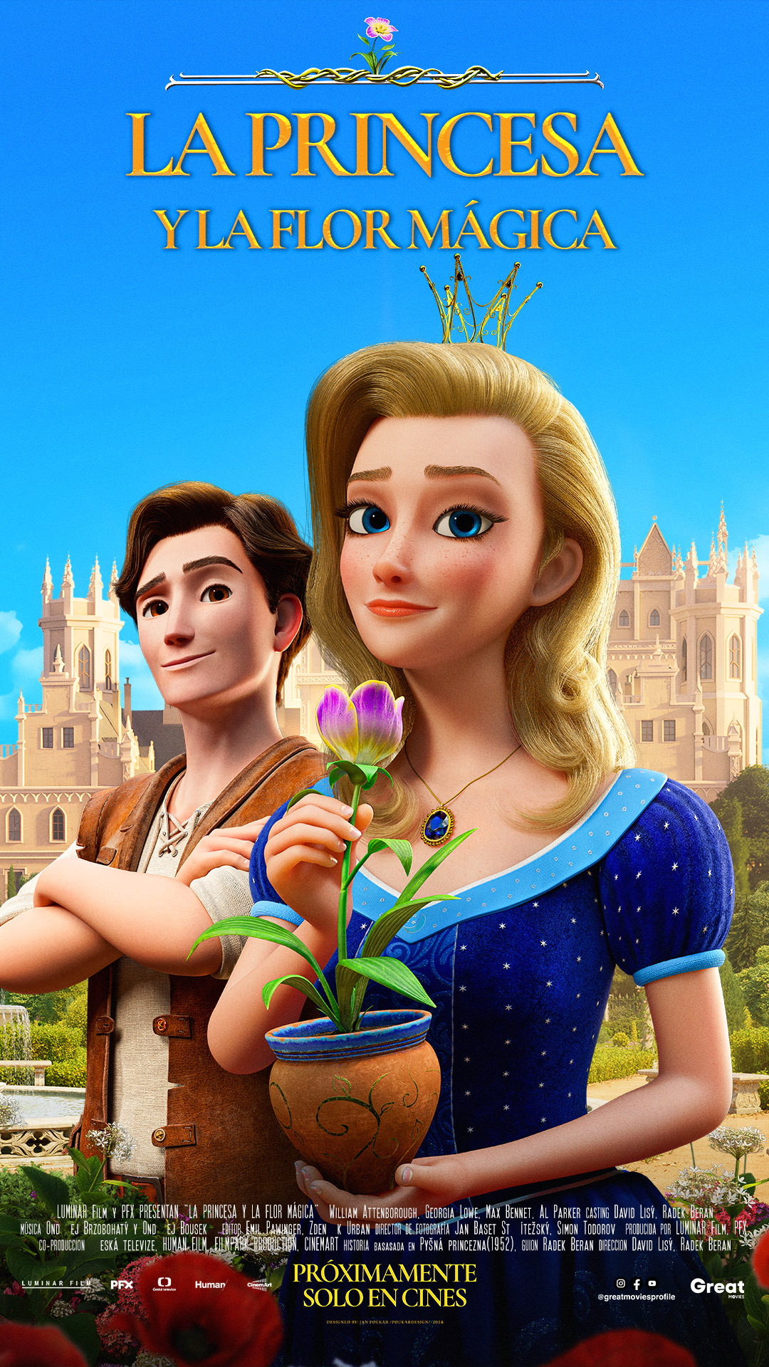 LA PRINCESA Y LA FLOR MAGICA