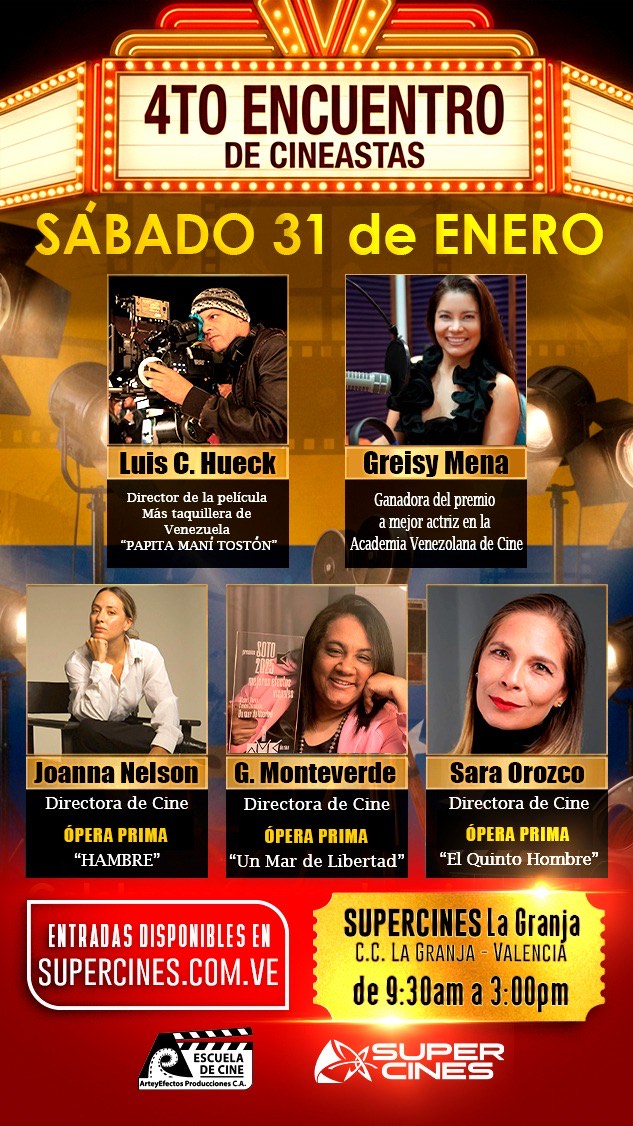DIA DEL CINE VENEZOLANO: 4TO ENCUENTRO DE CINEASTAS