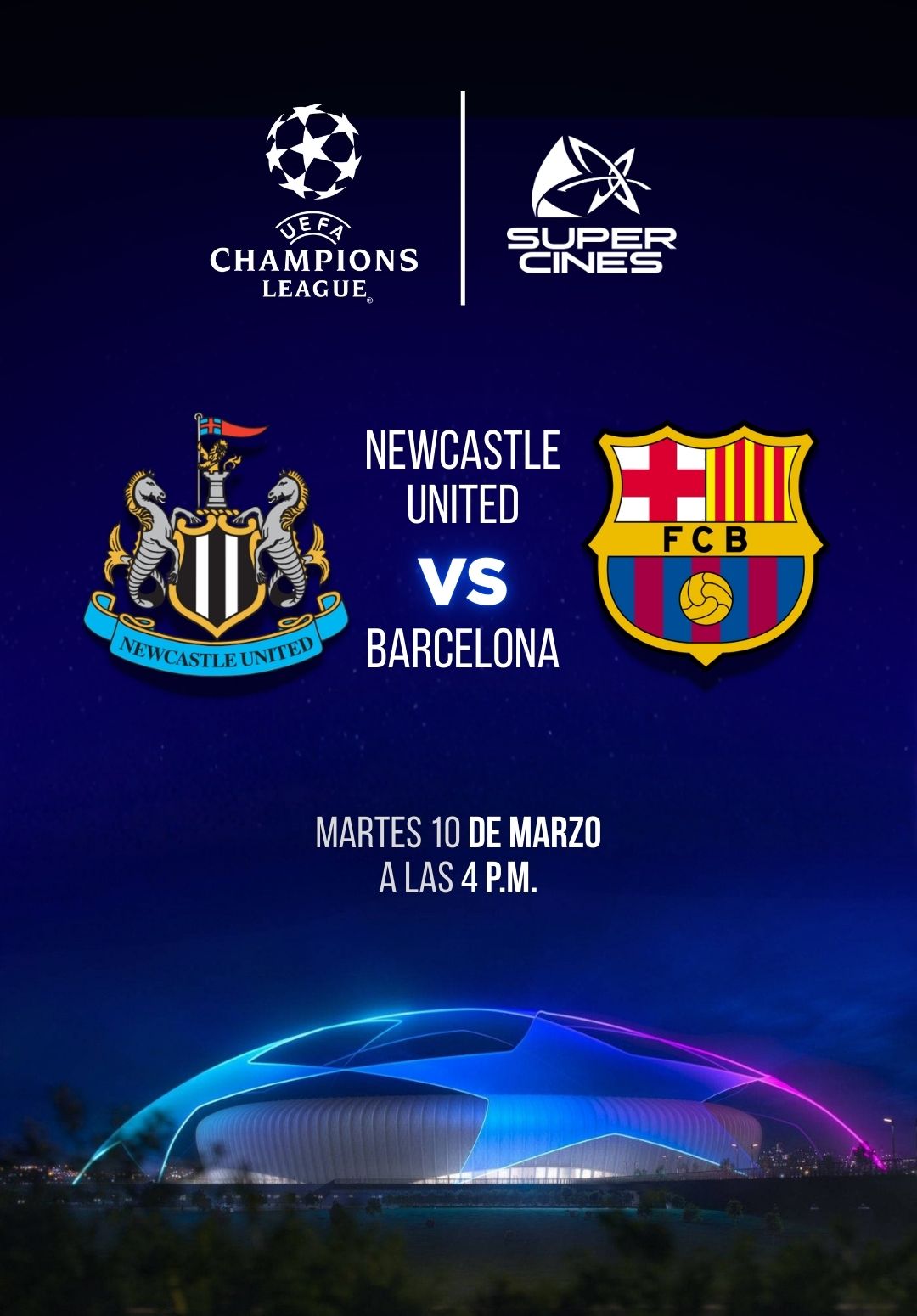 NEWCASTLE VS BARCELONA