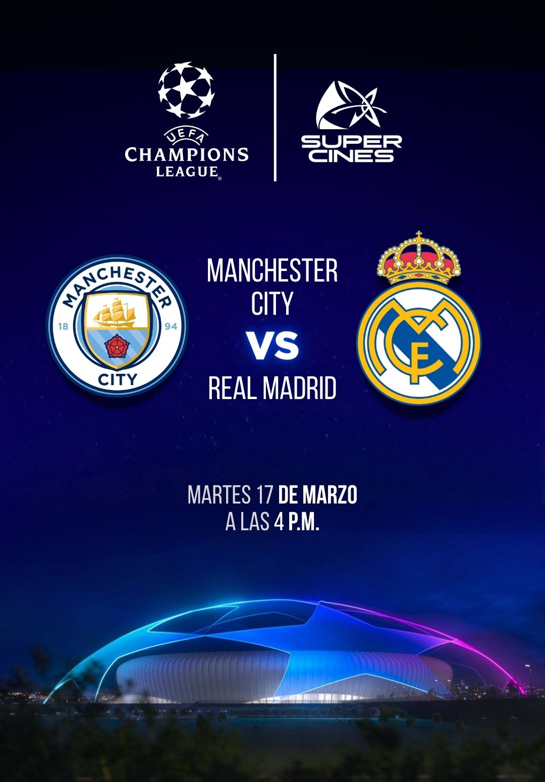MANCHESTER CITY VS REAL MADRID